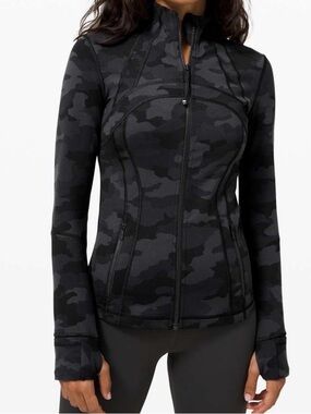 Black Camo Lululemon Define Jacket Size 8